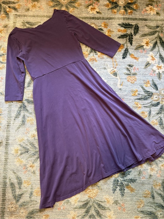 Pact Dresses & Skirts - Pact Organic Cotton Twist Back Midi Dress L  Pockets Sustainable